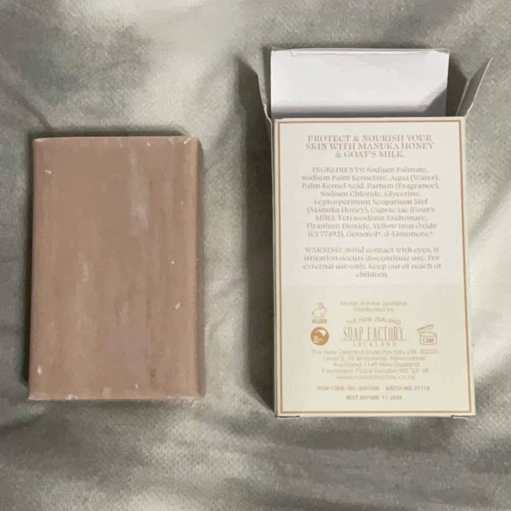 Natural Sense soap, Australia. Manuka honey and goats milk. Made in New Zealand